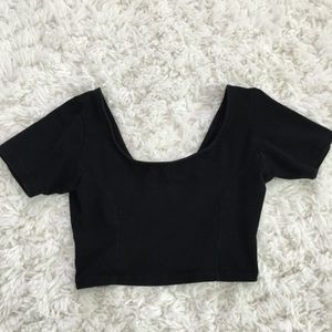 Black Crop Top